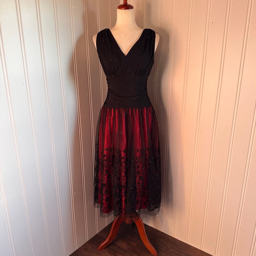 Vintage 90s/Y2K Goth Ballerina Dress 10